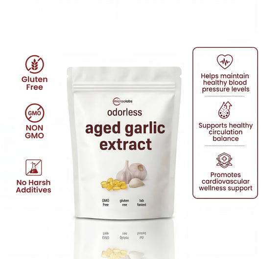 Aged Garlic Extract - 7500mg Odorless Softgels